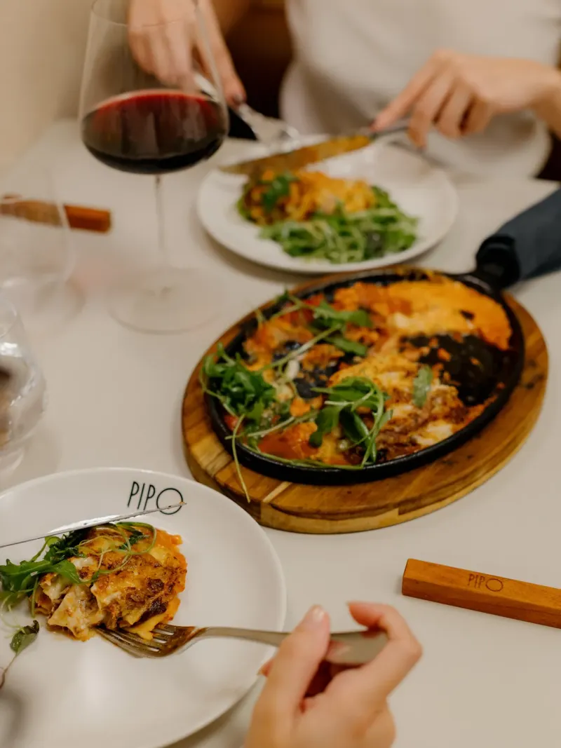 Gratinated lasagne
