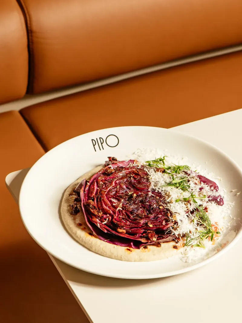Fire-roasted cabbage